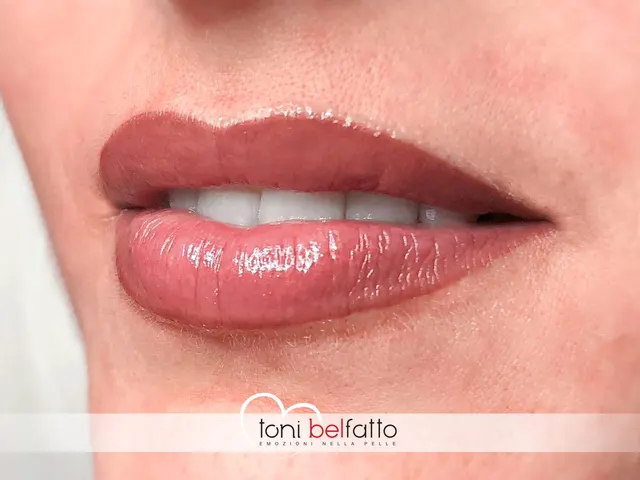 Trucco permanente delle labbra, risultato