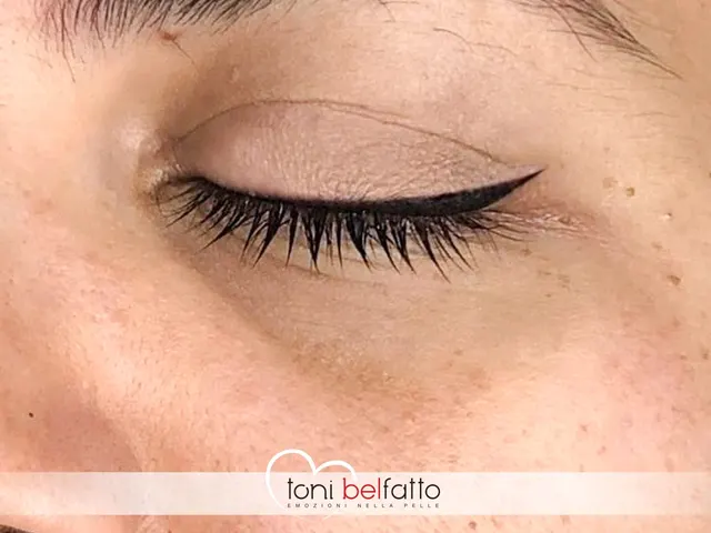 Eyeliner in trucco permanente, risultato