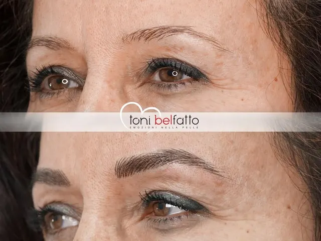 Sopracciglio in trucco permanente, risultato